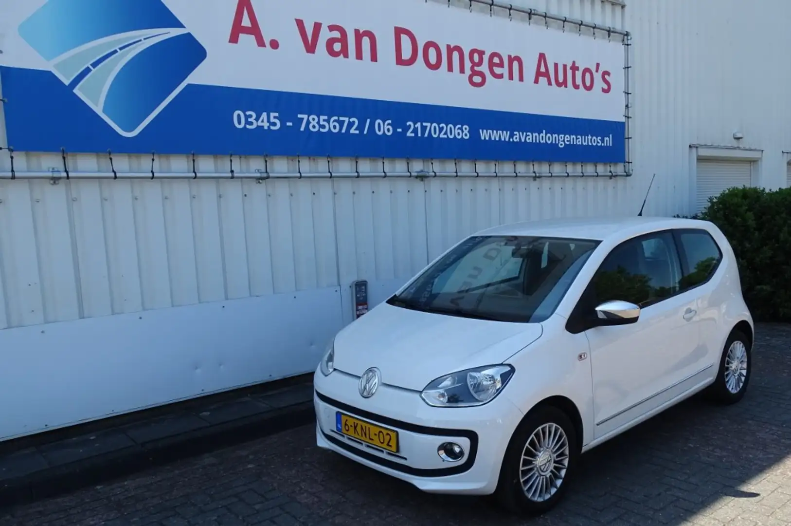 Volkswagen up! 1.0 HIGH UP! 75PK ,Airco,PDC,Cruise,DealerOH Wit - 2