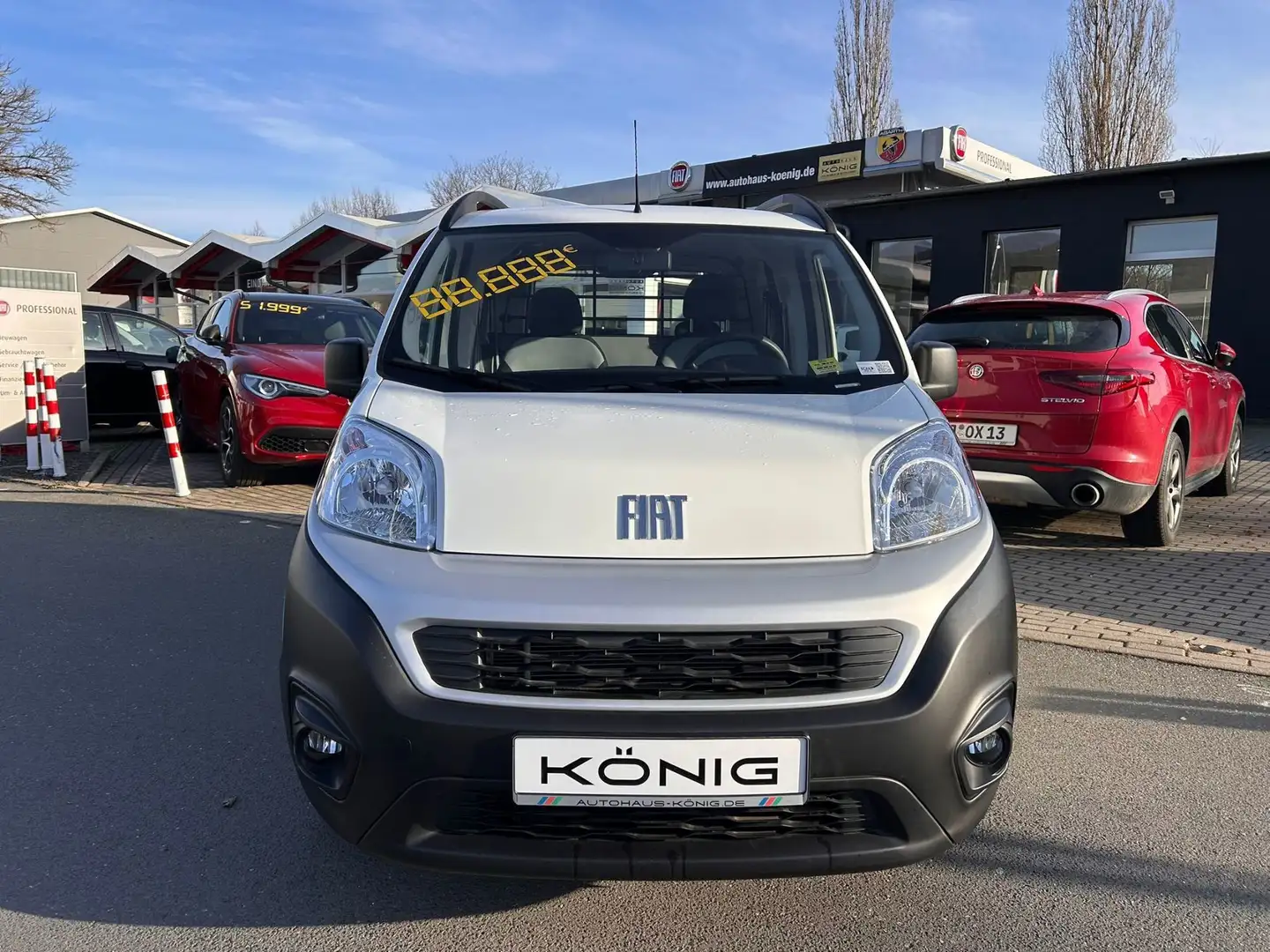 Fiat Fiorino Kombi 1.3 Multijet 16V SX ZV*ESP*ASR Fehér - 2
