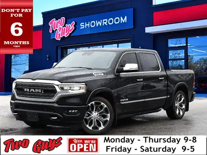 Black 2022 RAM 1500 Pickup Truck Four-Wheel Drive Automatic