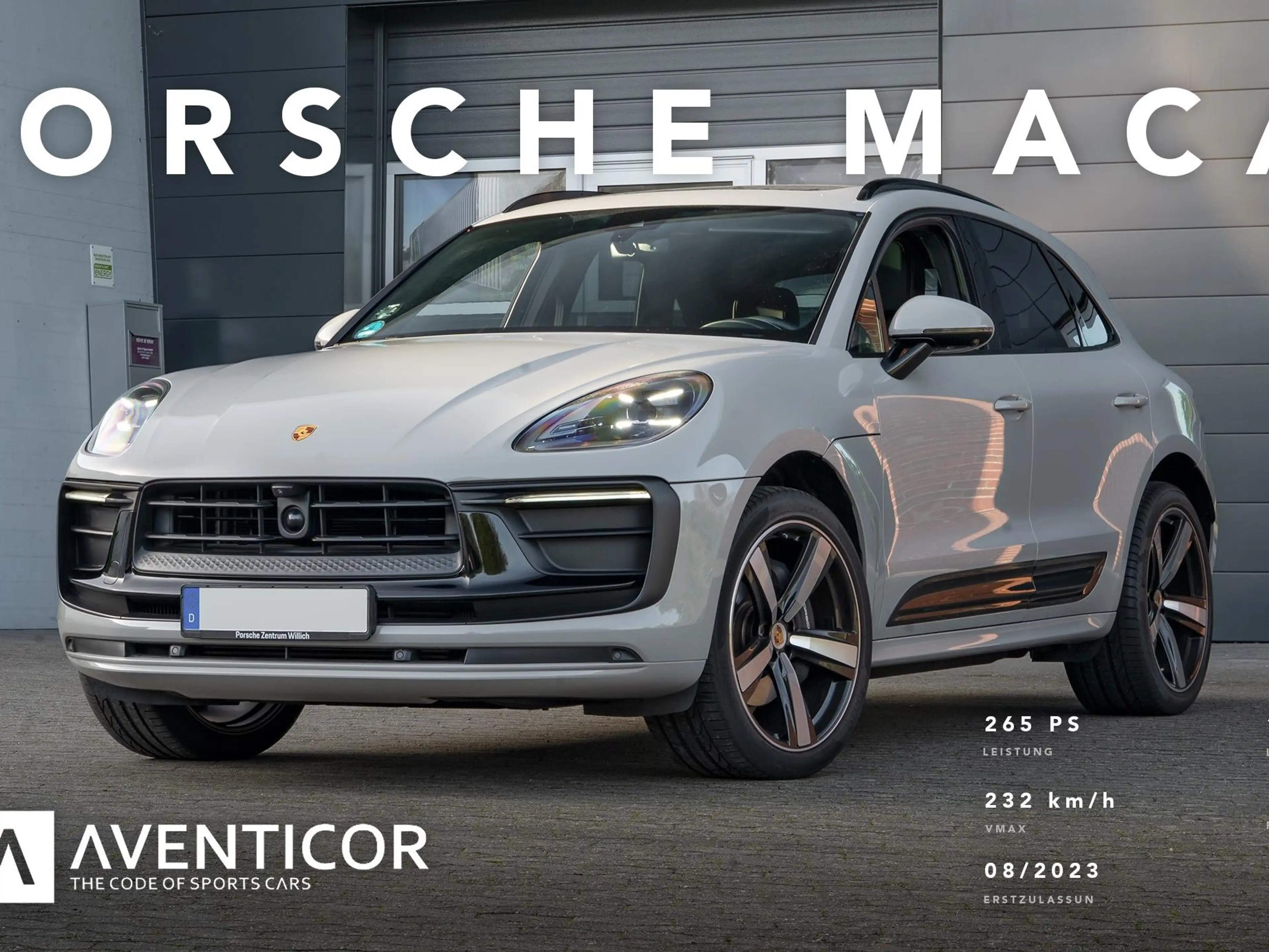 Porsche Macan Macan | Kreide | Approved | Luftfed. | Chrono