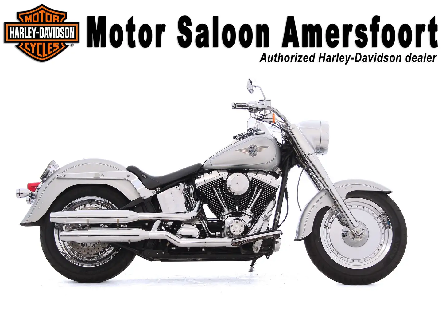 Harley-Davidson Fat Boy FLSTF SOFTAIL / FATBOY Argintiu - 1