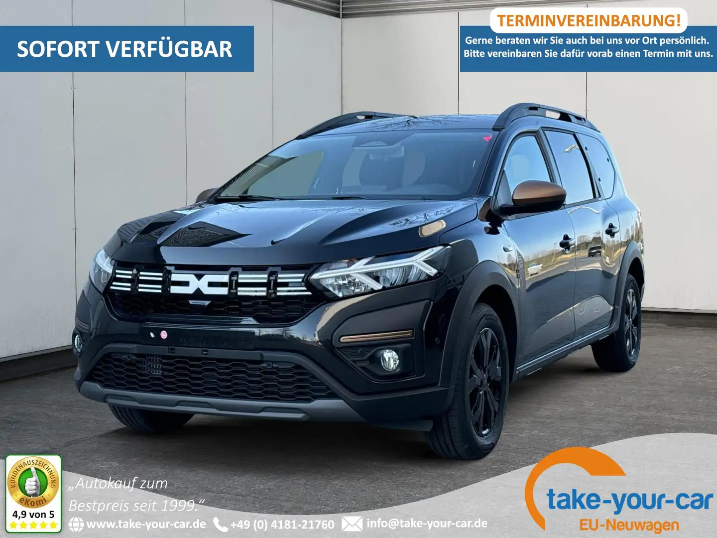 Dacia Jogger Extreme 7-SITZER+LED+SHZ+ALU+KAMERA+DAB 1.0 TCe... Negru - 1