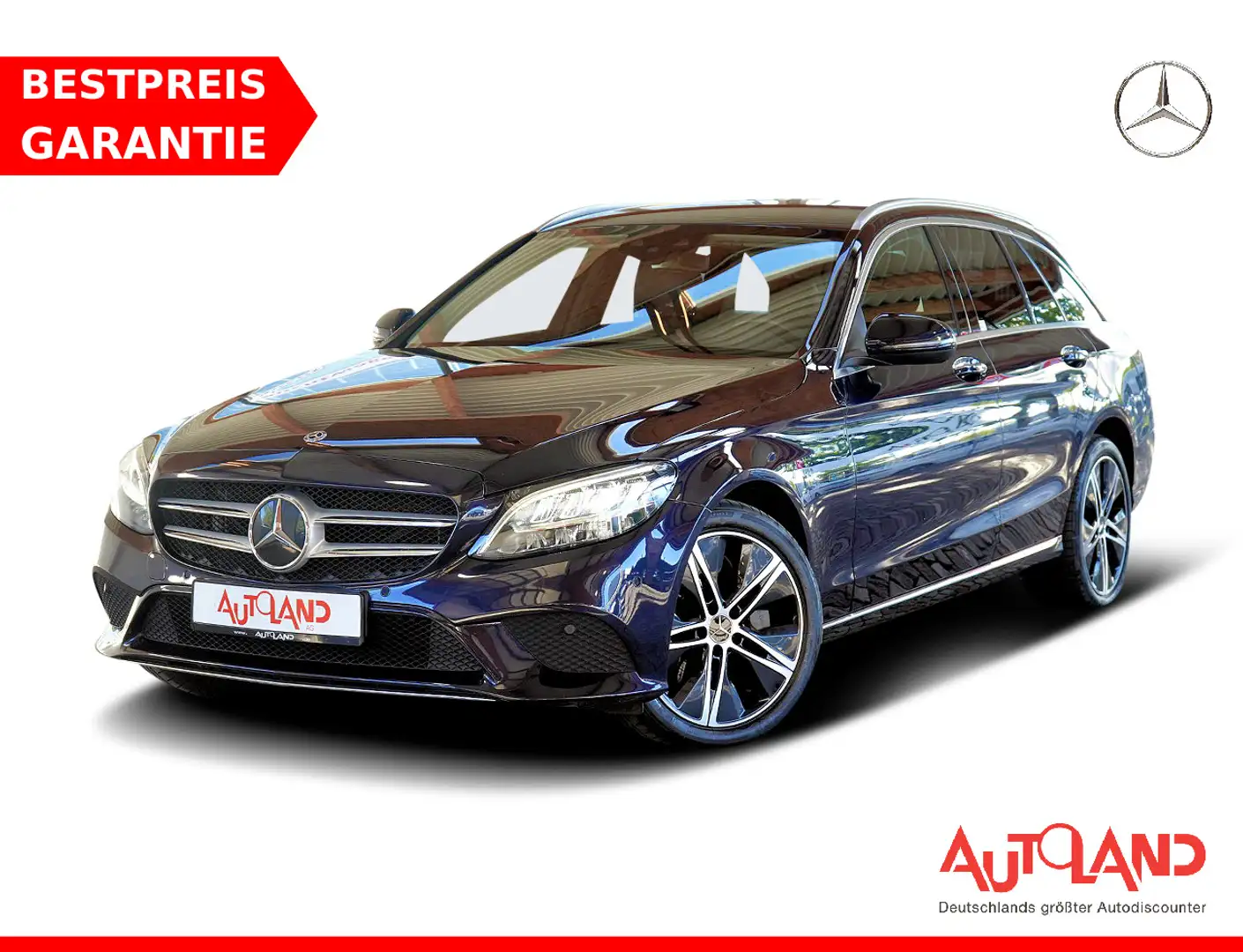 Mercedes-Benz C 300 C300de T-Modell Avantgarde LED Navi Totwinkel Blau - 1