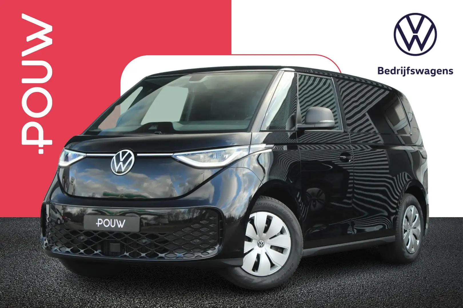 Volkswagen ID. Buzz Cargo L1H1 204pk 77 kWh | Multimedia Pakket Plus | Cruis Negru - 1