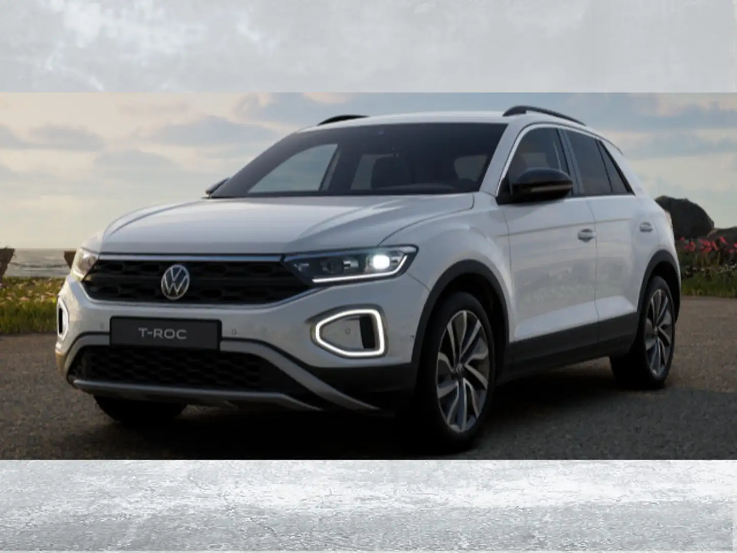 Volkswagen T-Roc Goal Plus 1.5l TSI DSG Kamera WKR AHK Blanc - 2