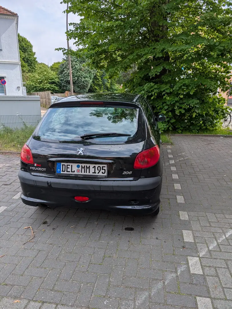 Peugeot 206 Schwarz - 2