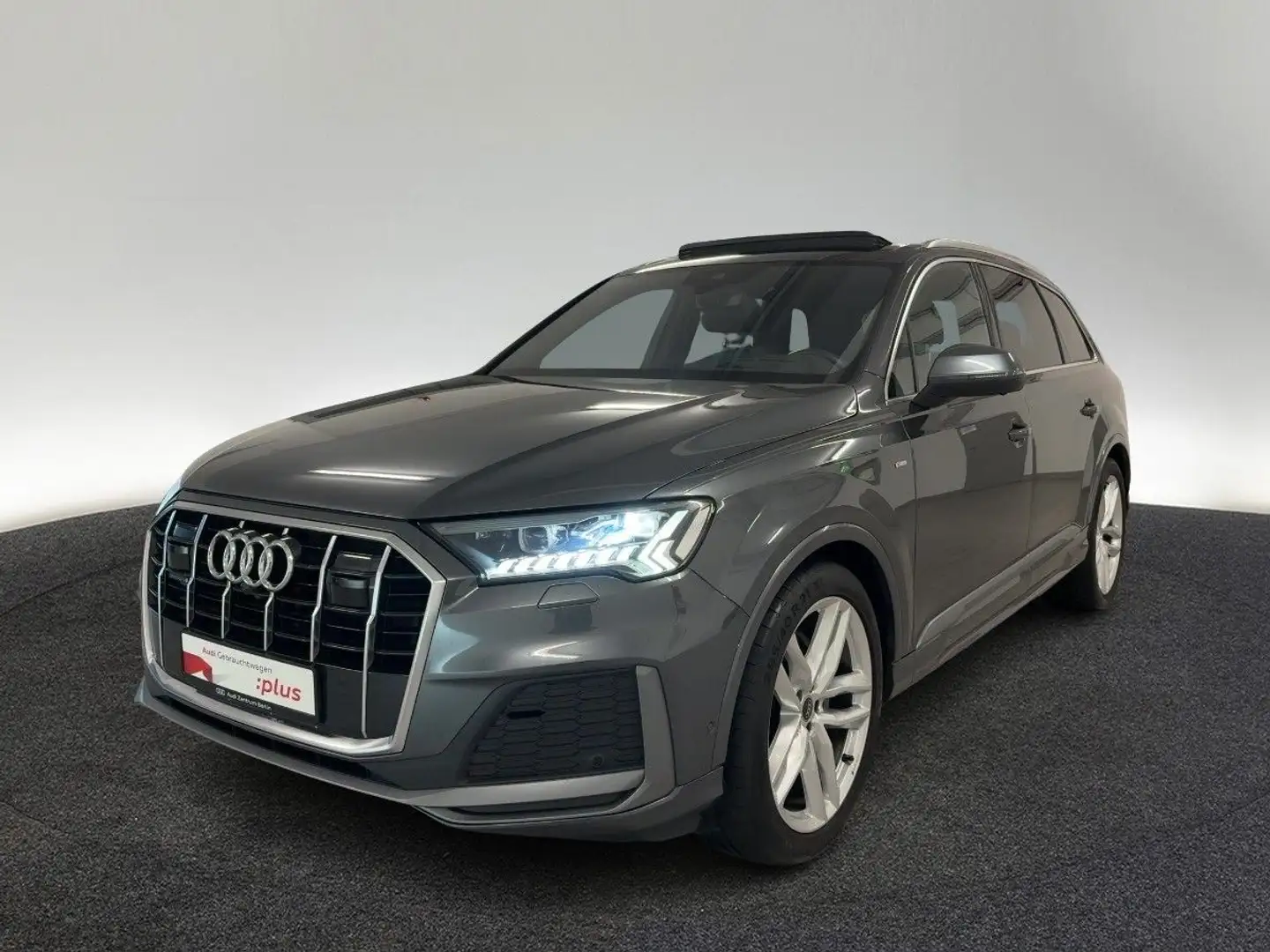 Audi Q7 S line 50 TDI qu.tiptr. AHK STDHZG MATRIX HUD Grau - 2