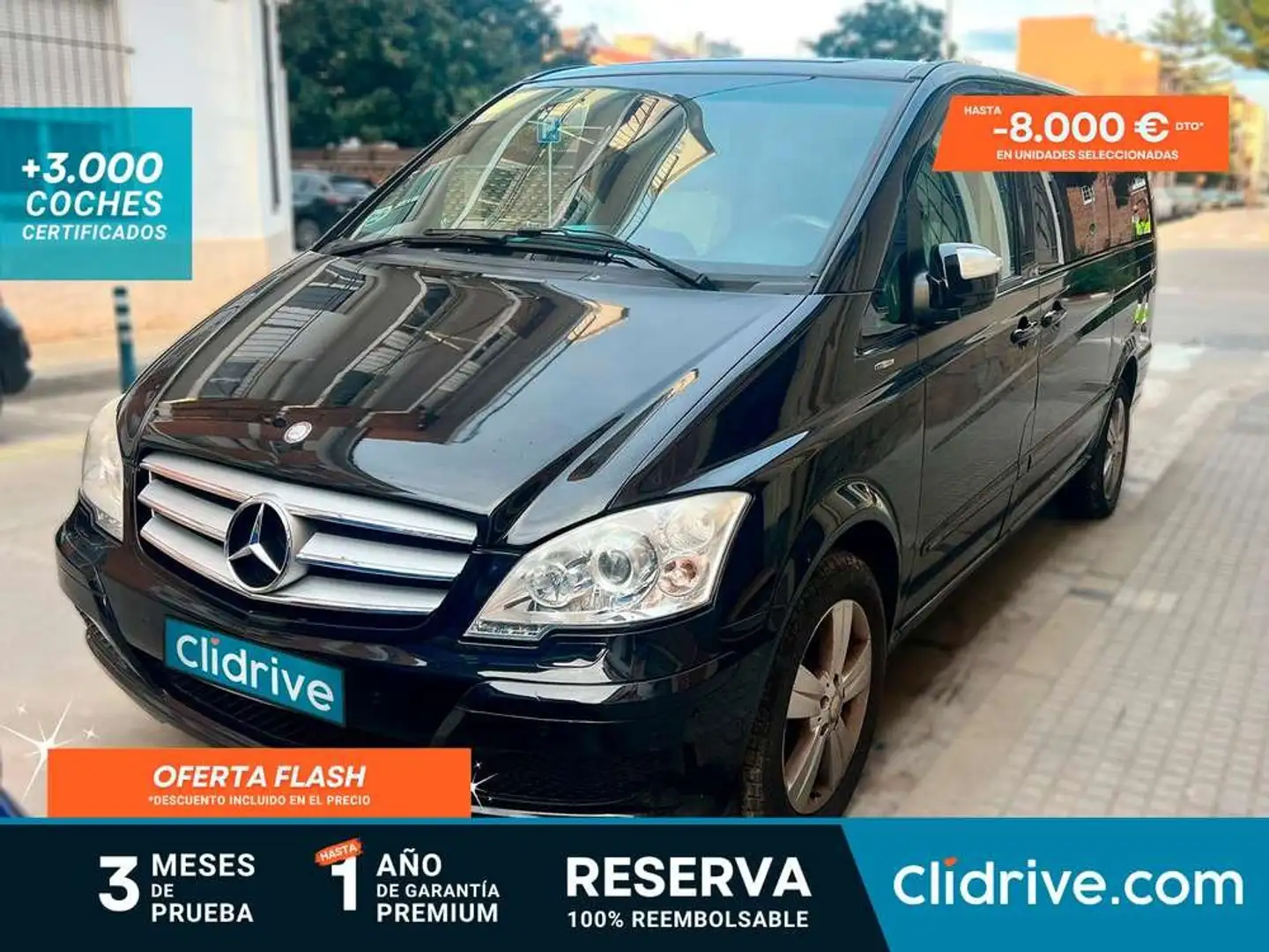 Mercedes-Benz Viano 2.2 CDI Ambiente Larga Negro - 1