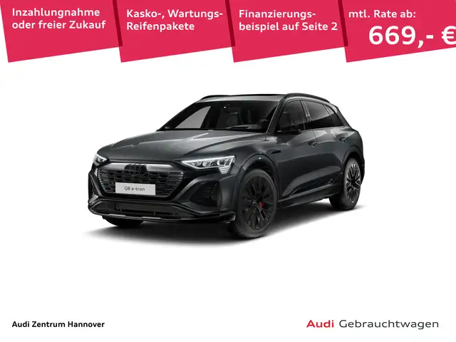 Audi Q8 e-tron S line 55 quattro HEADUP PANO LUFT AHK