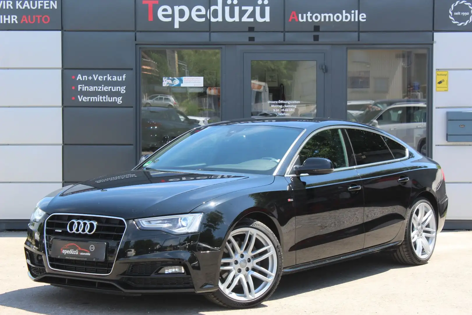 Audi A5 SB 2.0 TFSI quattro*S LINE PLUS*ACC*XENON*AHK Zwart - 1