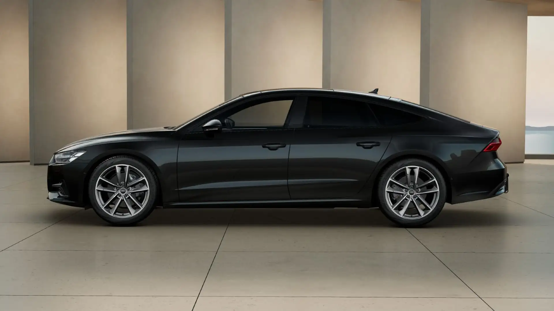 Audi A7 50 TDI quattro HDMatrix*Tour*huD* Zwart - 2