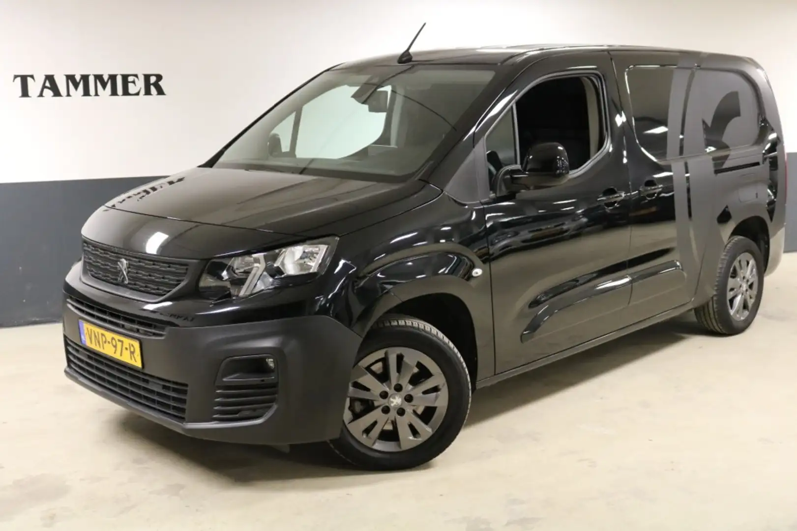 Peugeot Partner 1.5 BLUEHDI 100 Asphalt H2 LONG-2XSCHUIFDEUR-CARPL Zwart - 1