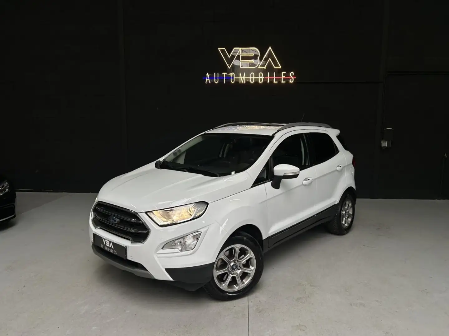 Ford EcoSport (2) 1.0 EcoBoost 125ch TITANIUM Blanc - 1