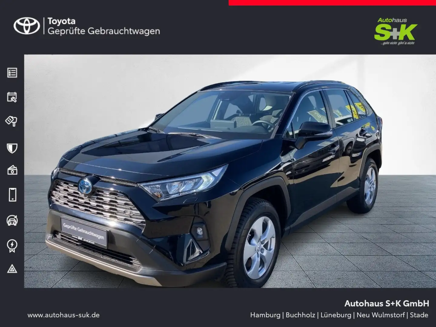 Toyota RAV 4 RAV4 Hybrid 4x2 Business Edition*SHZ*KAMERA* Noir - 1