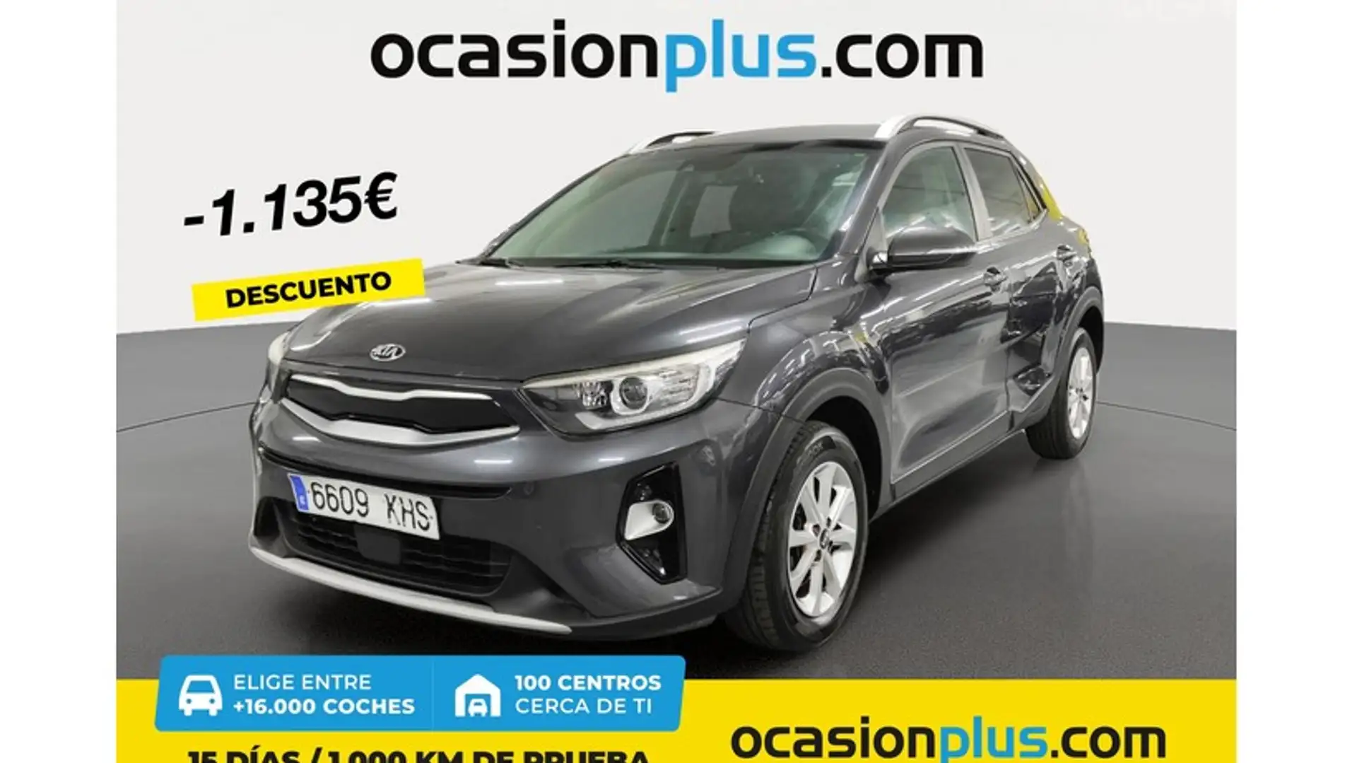 Kia Stonic 1.2 CVVT Eco-Dynamic Tech 84 Grau - 1