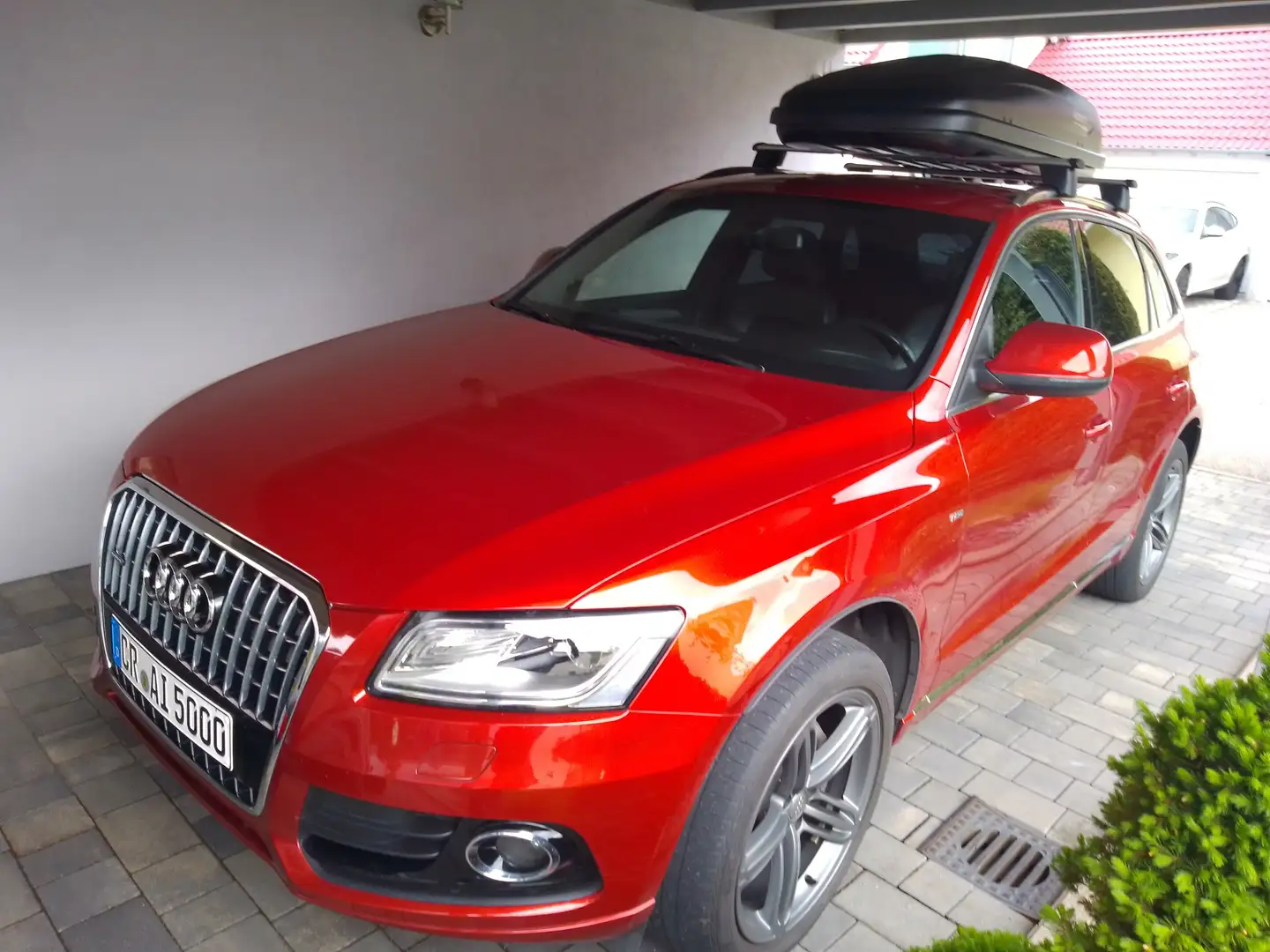 Audi Q5 2.0 TFSI quattro tiptronic/S line/AHK/8fach/20Zoll Orange - 1