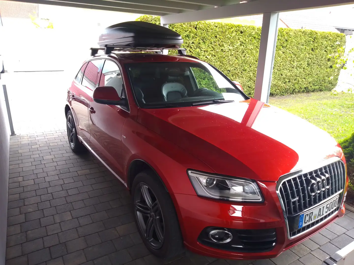 Audi Q5 2.0 TFSI quattro tiptronic/S line/AHK/8fach/20Zoll Orange - 2