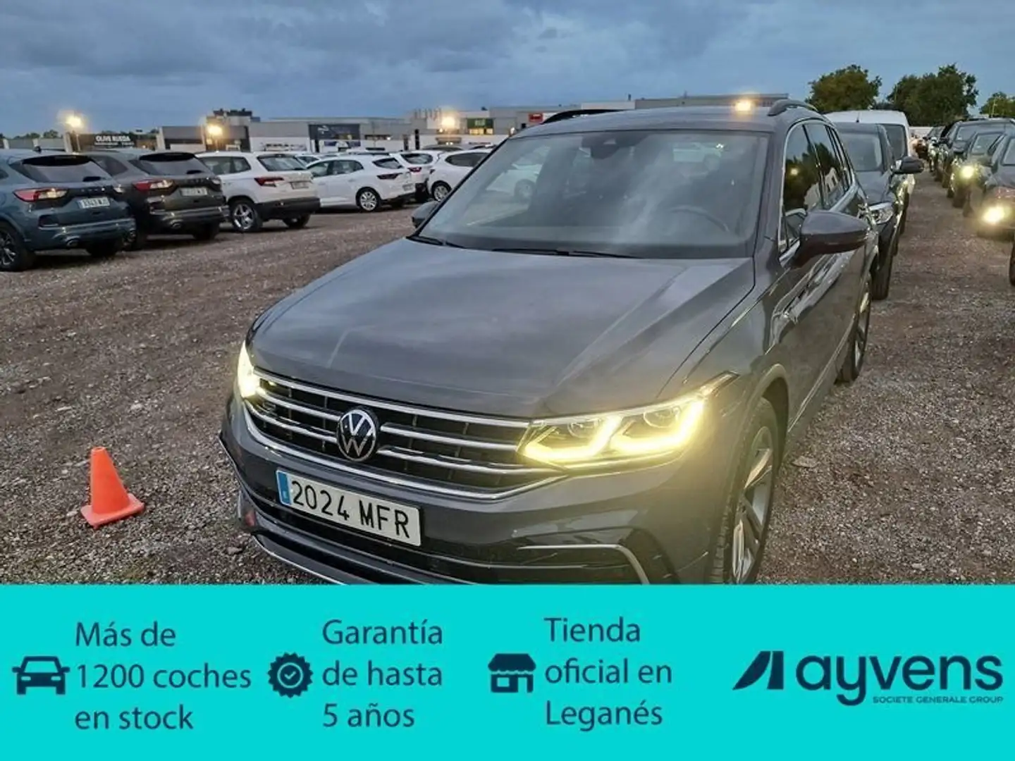 Volkswagen Tiguan 2.0TDI R-Line DSG 110kW Gris - 1