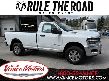 White 2026 RAM 2500 Pickup Truck Four-Wheel Drive Automatic