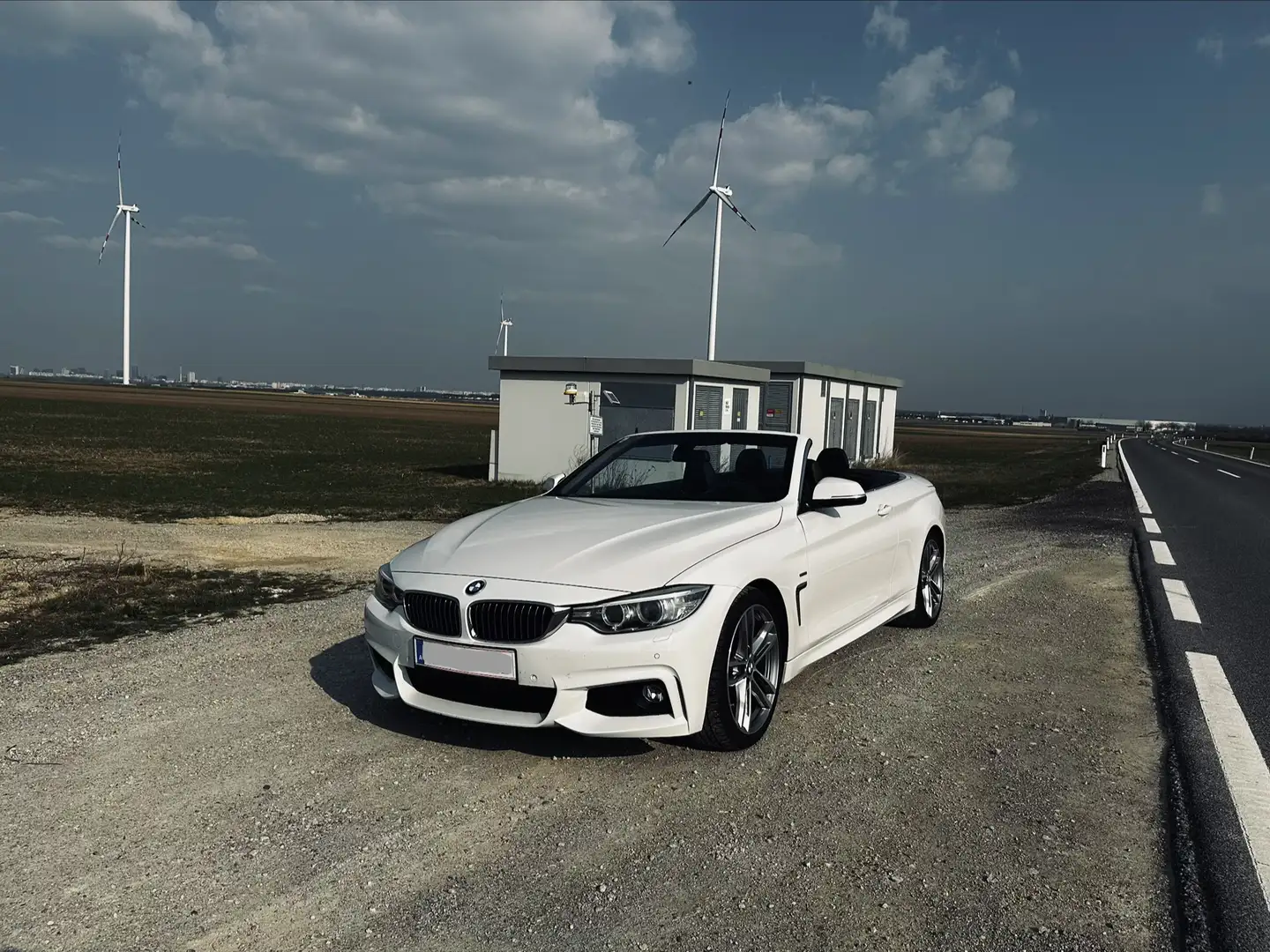 BMW 420 420d Cabrio Weiß - 1