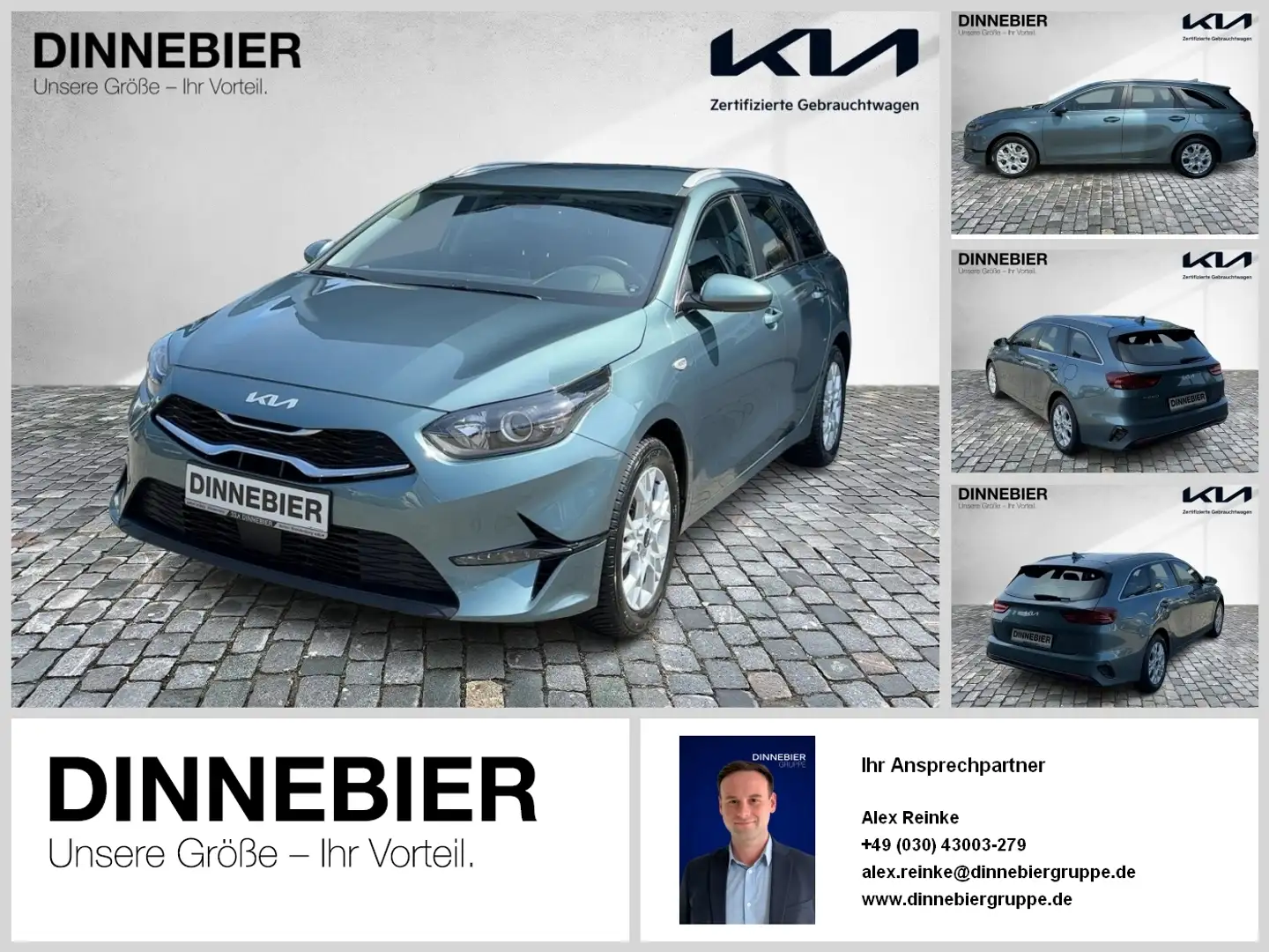 Kia Ceed SW / cee'd SW CEED Sportswagon 1.5T Vision Kamera+Navi+SHZ Grau - 1