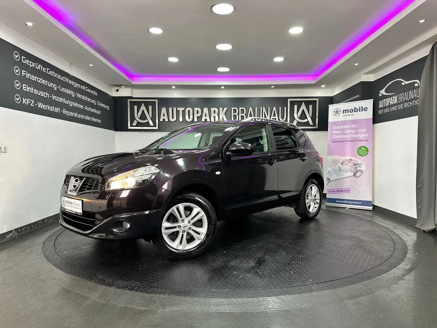 Nissan Qashqai 1.6 I-Way 2WD *PANO*KAMERA*NAVI* Paars - 1