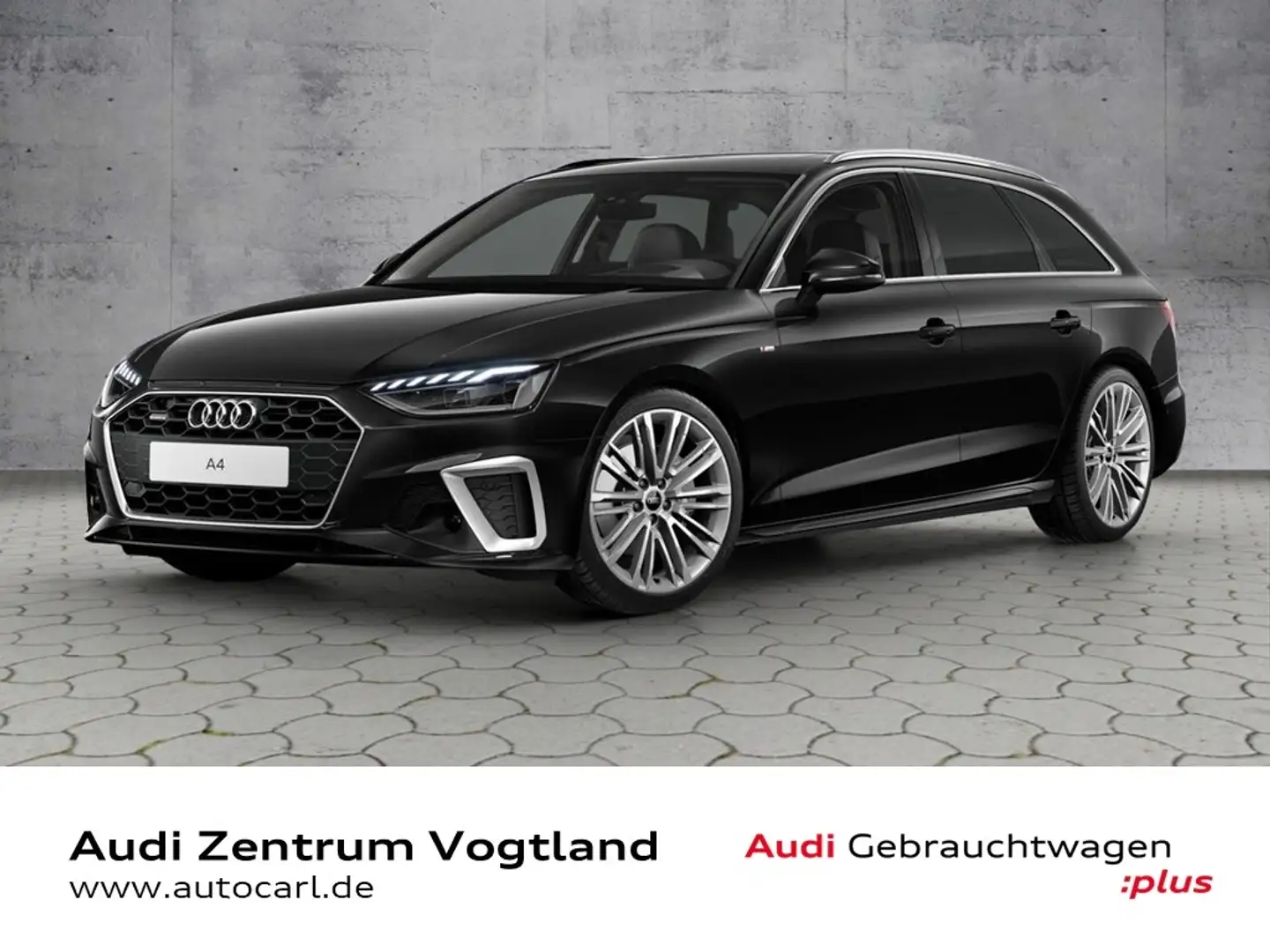 Audi A4 Avant S line 40 TDI quattro S tronic PANO KLIMA L Noir - 1