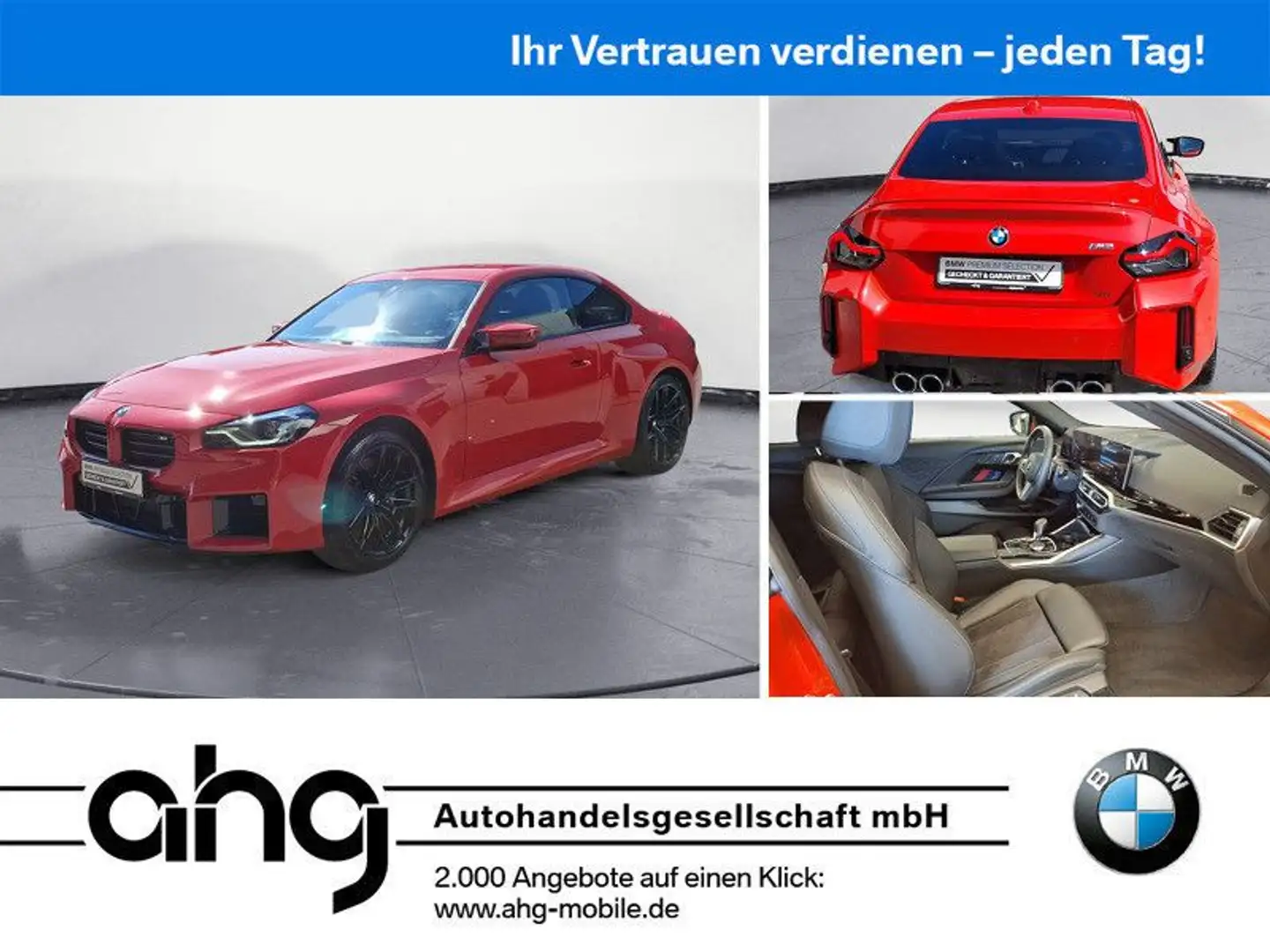 BMW M2 Coupe Adaptives Fahrwerk DAB LED Roşu - 1