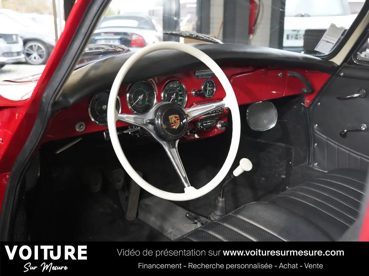 Porsche 356 C 1.6 75 CV - DOSSIER COMPLET - HISTORIQUE - SUPERBE ETAT, foto 3