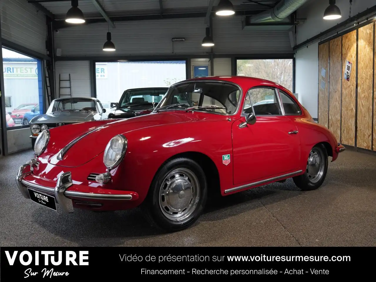 Porsche 356 C 1.6 75 CV - DOSSIER COMPLET - HISTORIQUE - SUPERBE ETAT, foto 1