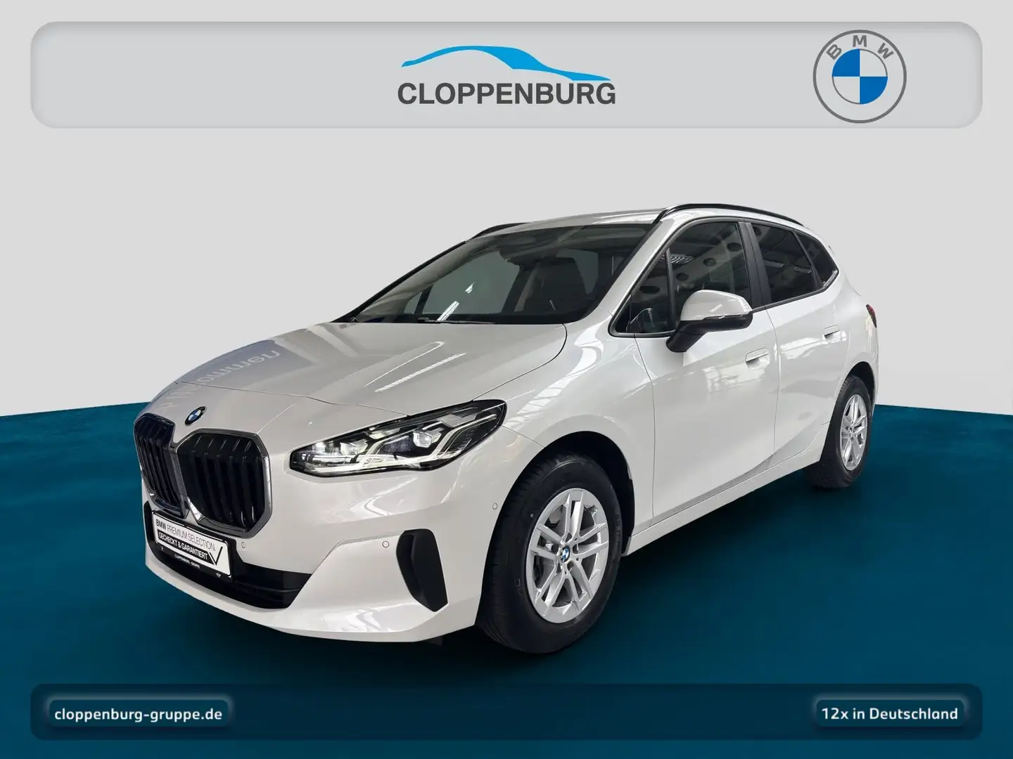 BMW 218 d Active Tourer Head-Up+Navi+SHZ+KeyGO+HiFi Weiß - 1