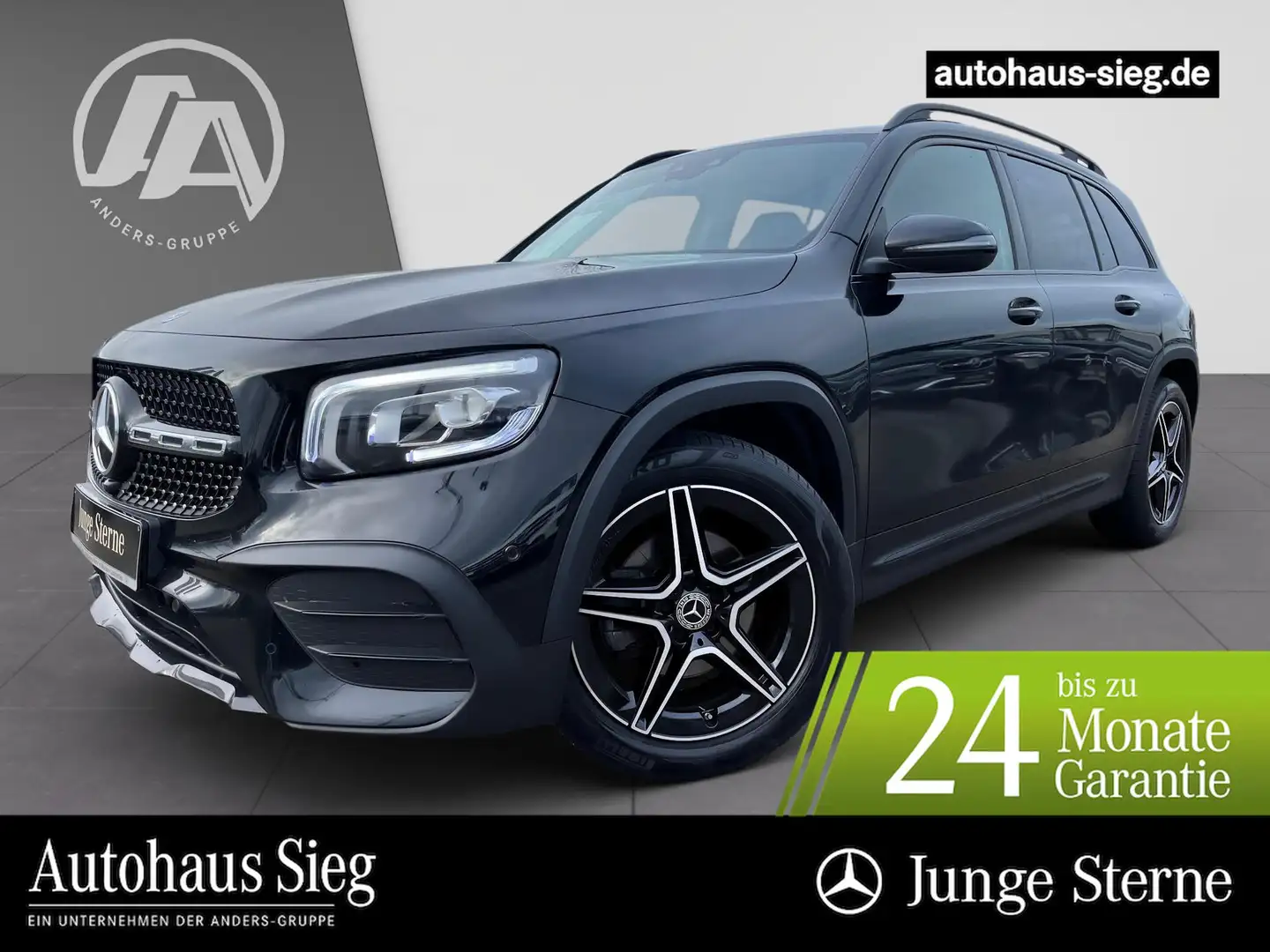 Mercedes-Benz GLB 200 AMG+MBUX+Night+SHZ+LED+Kamera+AHK+Apple Schwarz - 1