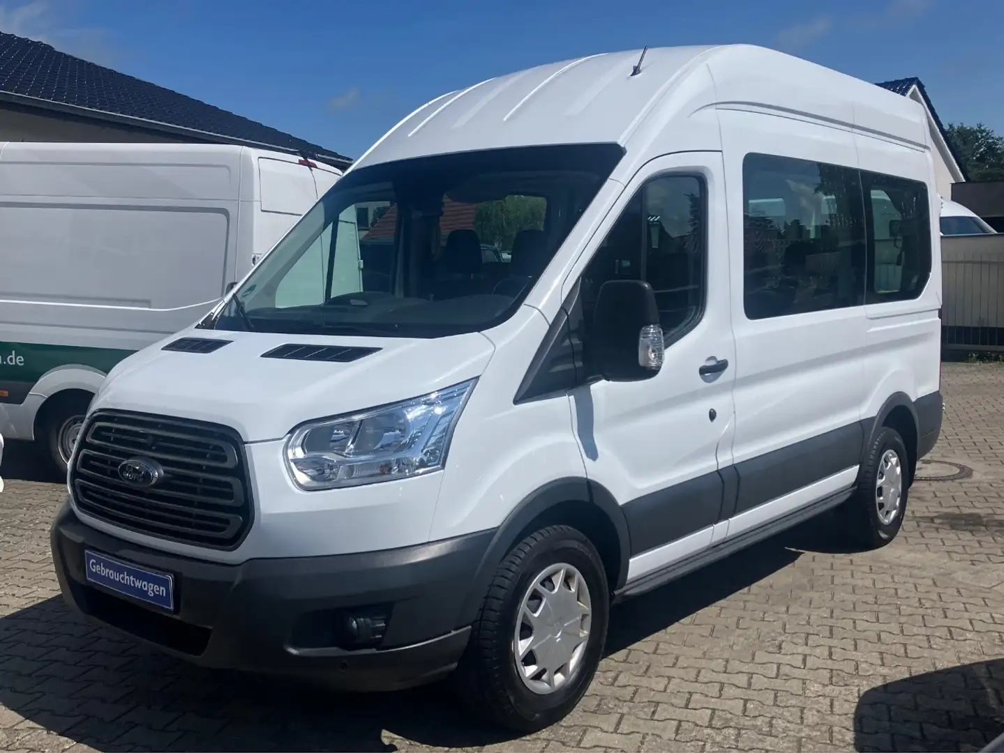 Ford Transit 2.0 TDCi 350 L2 hoch Rollstuhlrampe Weiß - 1
