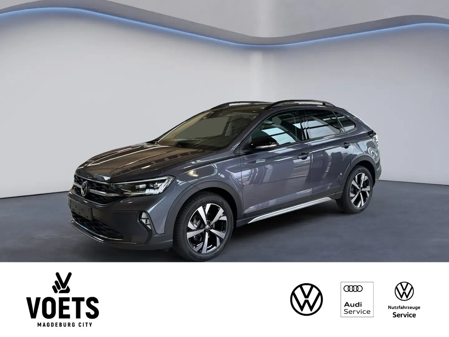 Volkswagen Taigo 1.0TSI Style LED+NAVI+RFK+DAB+BLACK ROOF+ Gris - 1