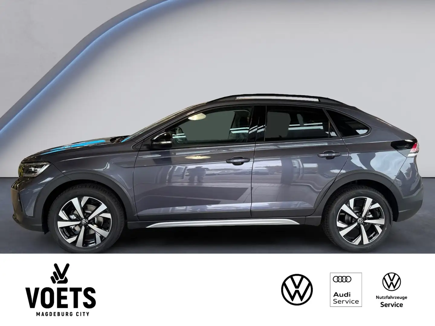 Volkswagen Taigo 1.0TSI Style LED+NAVI+RFK+DAB+BLACK ROOF+ Grijs - 2