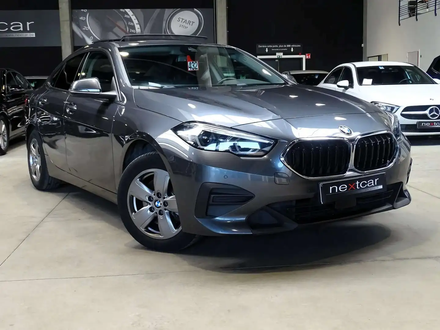 BMW 218 d GranCoupé *DIGITAL-NAVI PRO-LED-TOIT PANO* Gris - 2