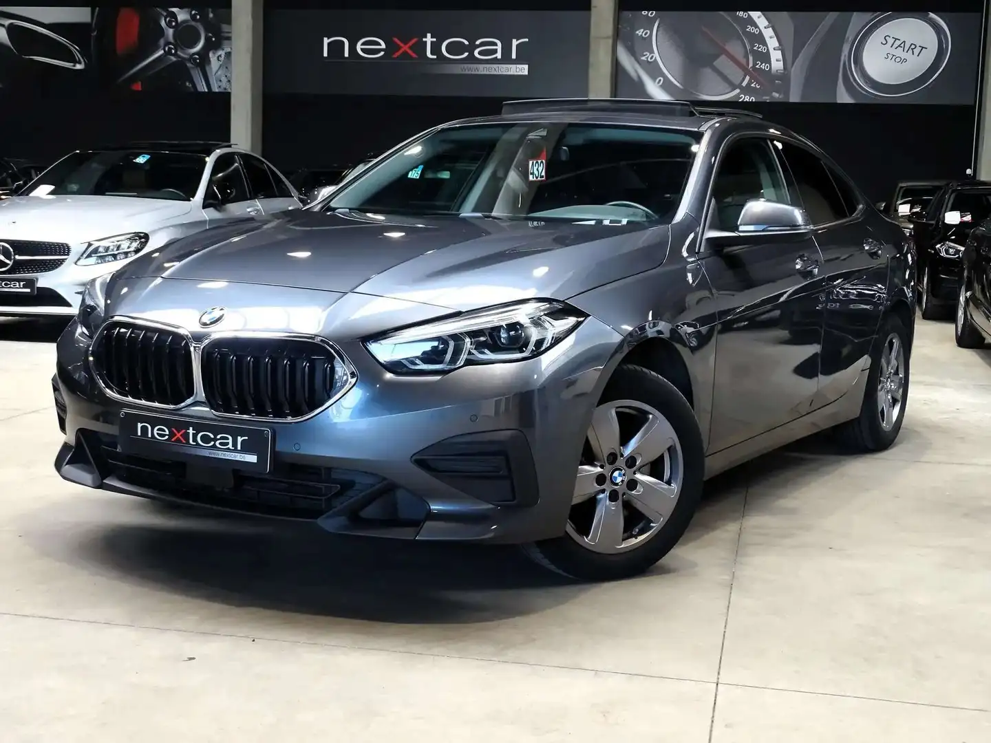BMW 218 d GranCoupé *DIGITAL-NAVI PRO-LED-TOIT PANO* Gris - 1