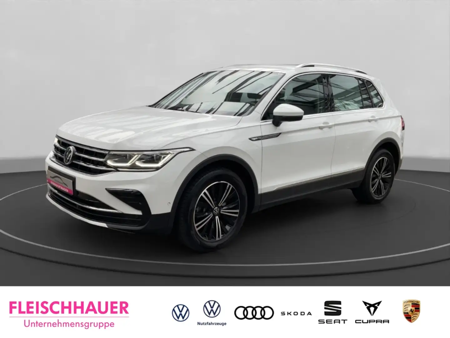 Volkswagen Tiguan Elegance 4Motion TDI BMT Start-Stopp EU6d 2.0 Ele Weiß - 1