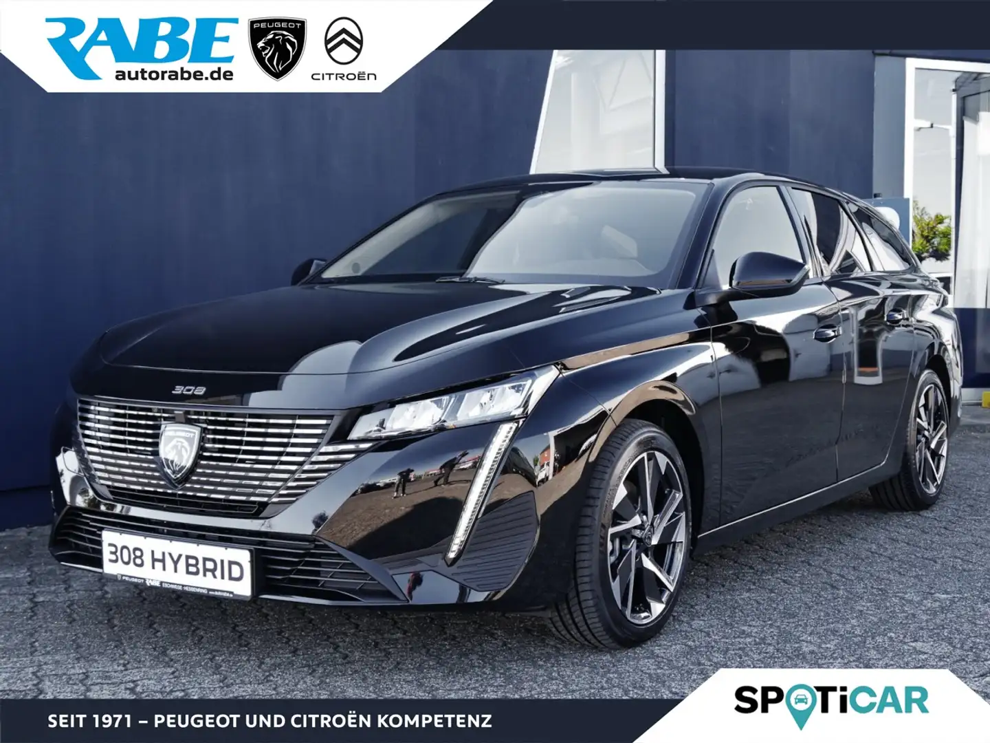 Peugeot 308 SW Allure 145 Hybrid ACC+Kamera+Keyless+Navi Schwarz - 1