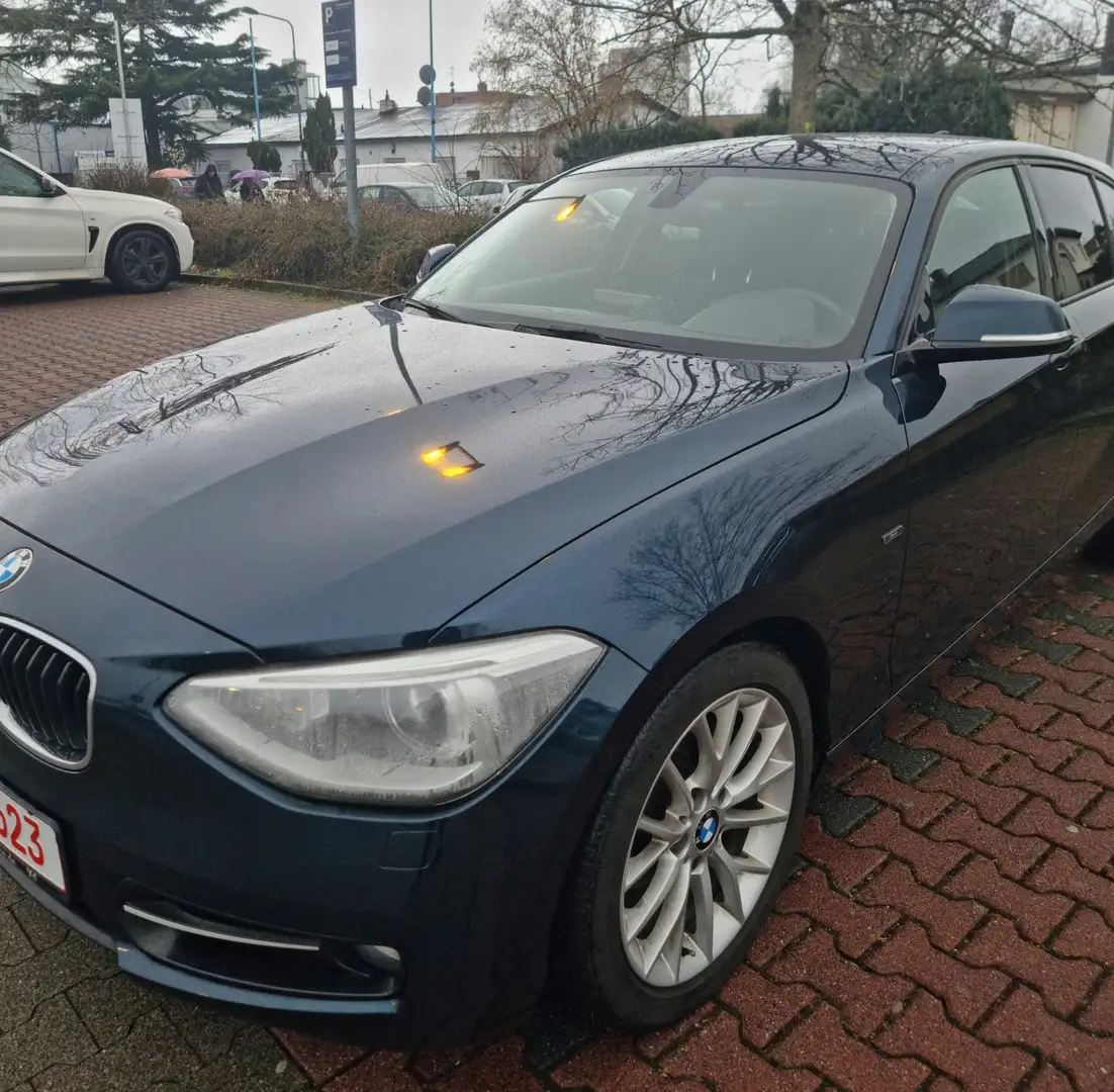 BMW 116 Klima, Tempomat, TÜV, PDC, Sport, Service Neu Blau - 2