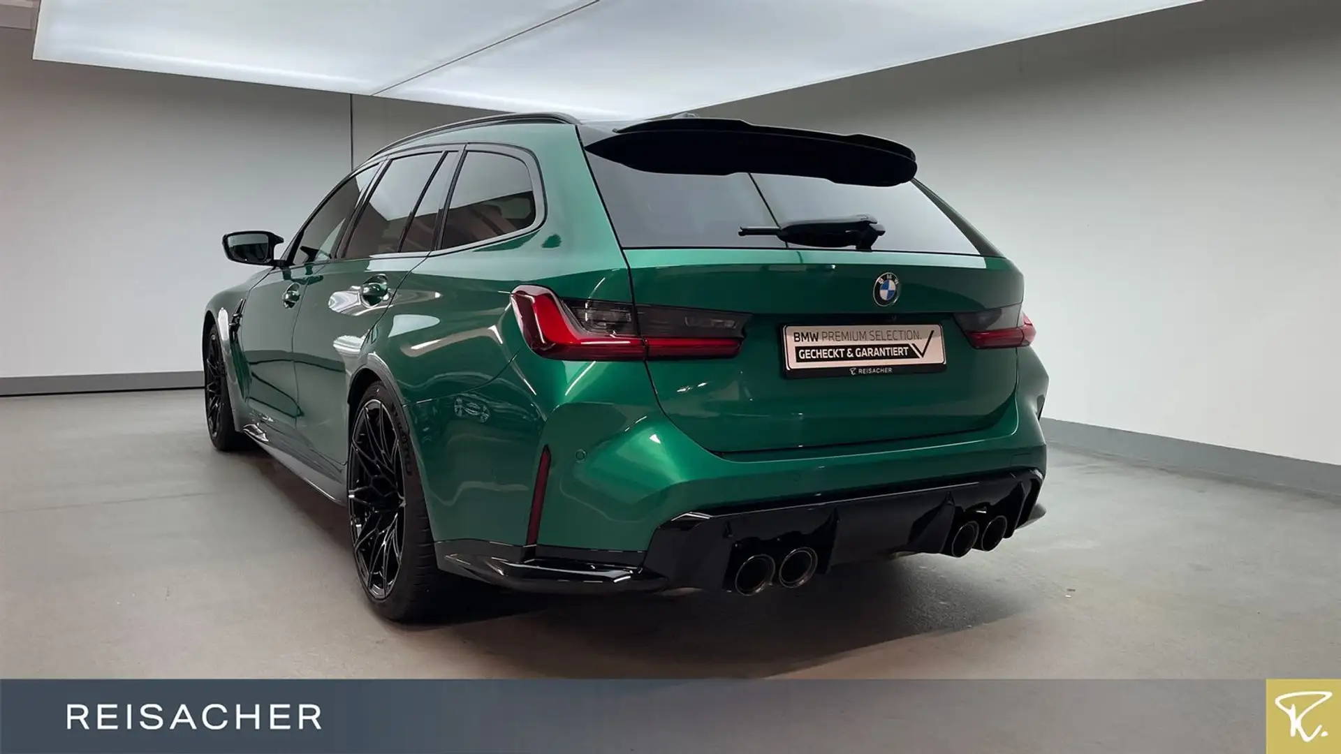 BMW M3 A Competition M xDrive Tou el.Sitz+Mem,Leder, Grün - 2