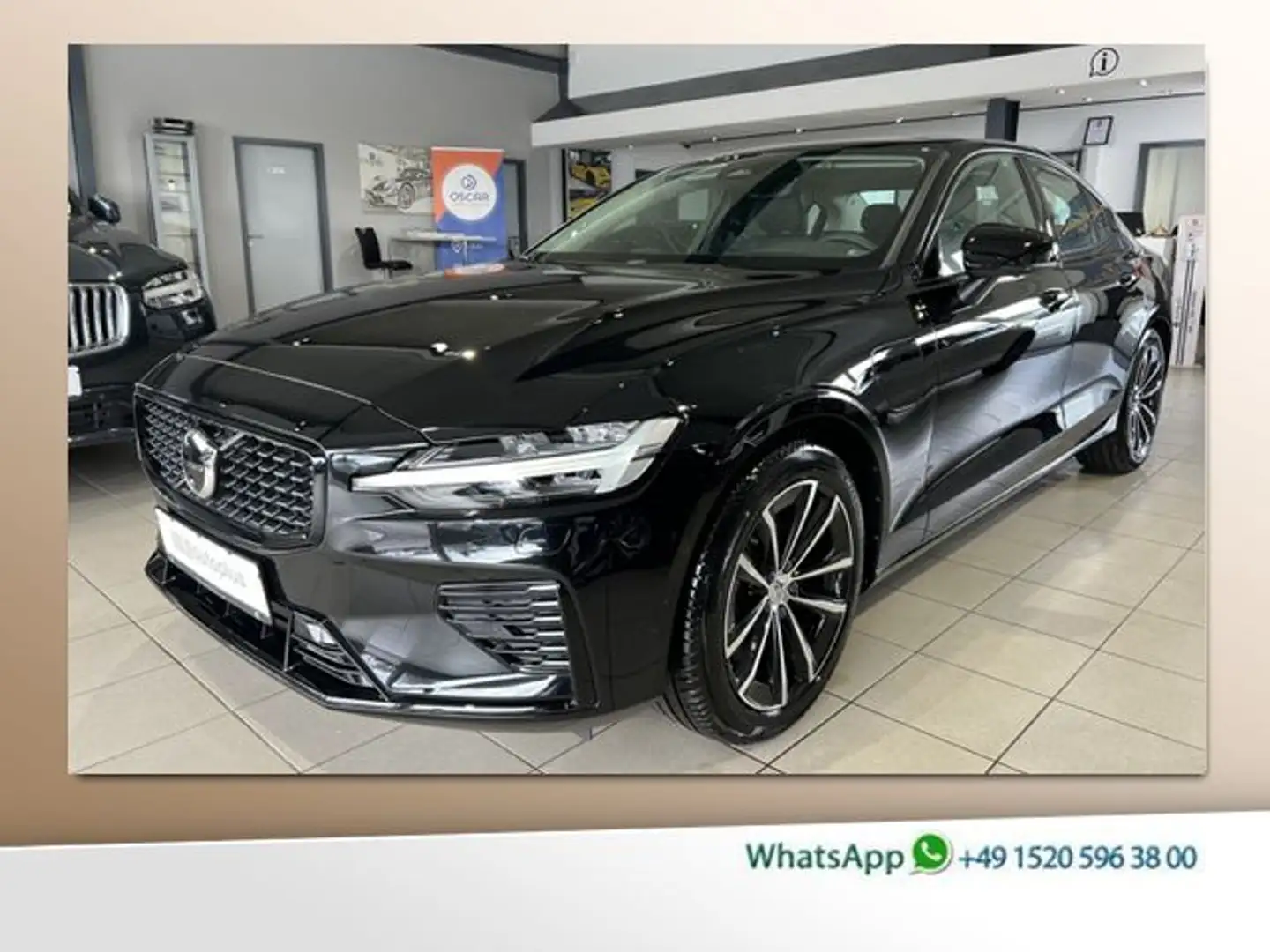Volvo S60 T8 Ultimate Dark Recharge AWD 360° HeadUp Negro - 1
