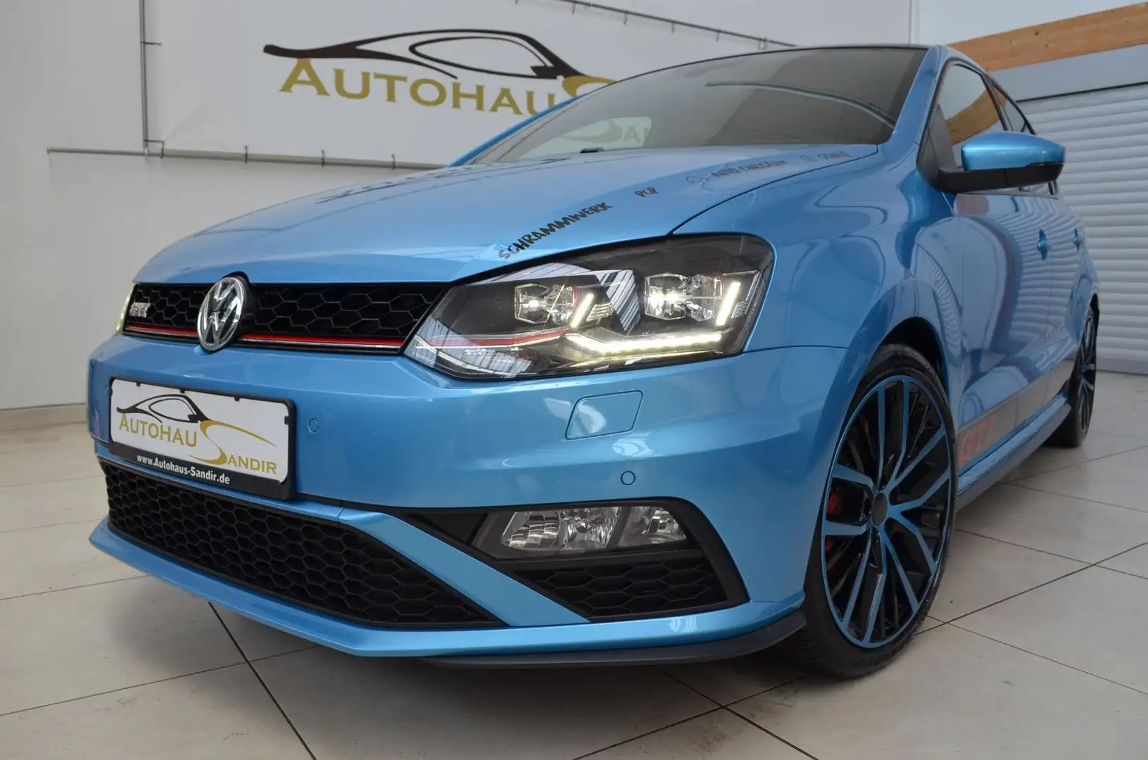 Volkswagen Polo V 1.8 GTI DSG ~ Navi ~ LED ~ MFL ~ PDC Wit - 1