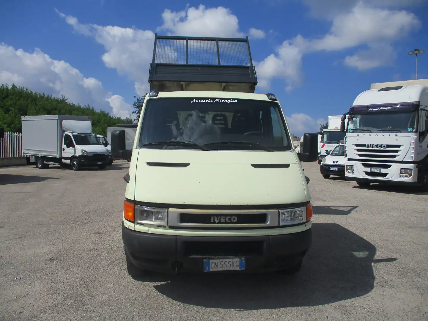 Iveco Daily 35C13 2.8 TDI130CV DOPPIA CABINA 7P RIBALTABILE TR Sárga - 2