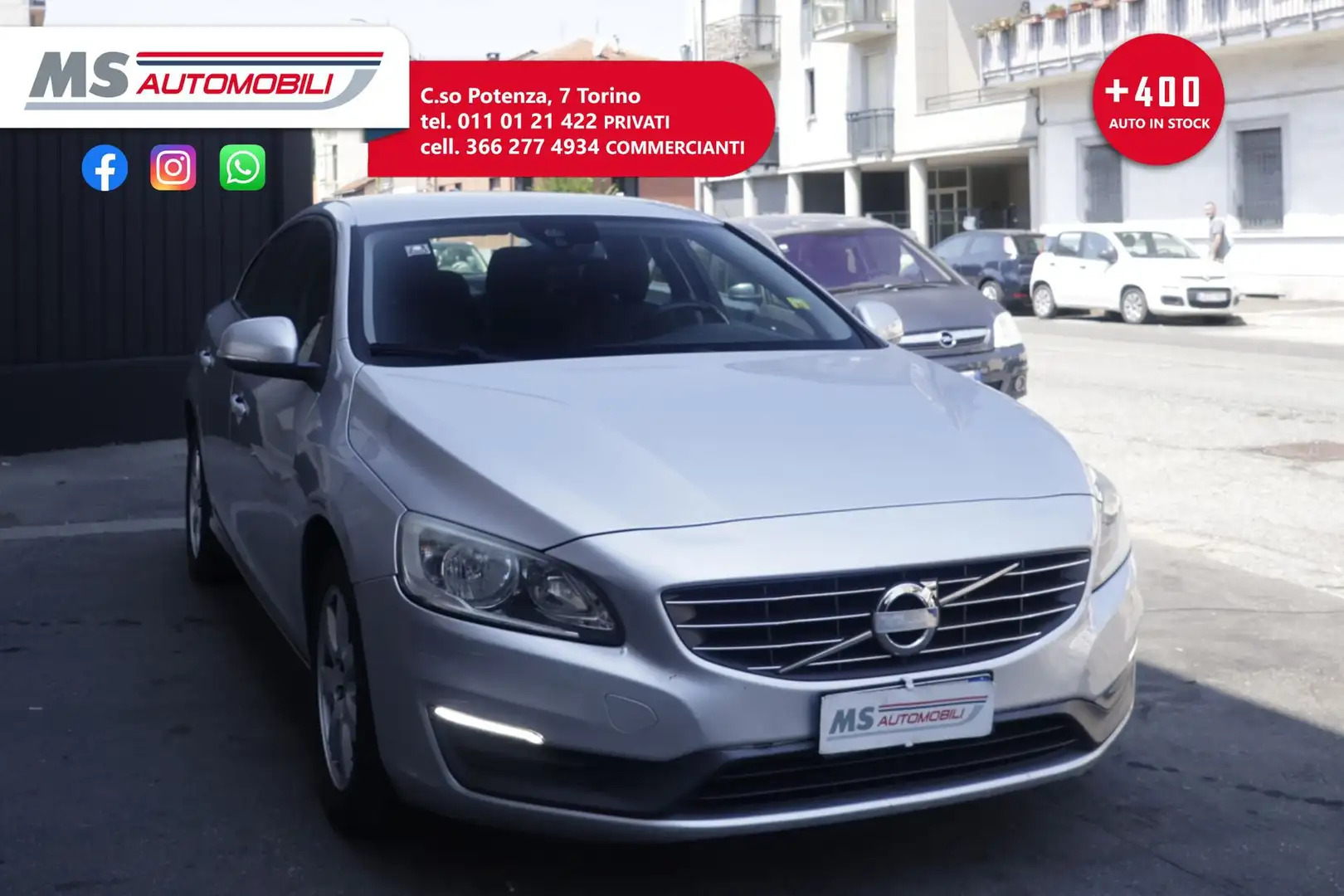 Volvo S60 Volvo S60 D3 Geartronic R-design Momentum 100KW A Gris - 1