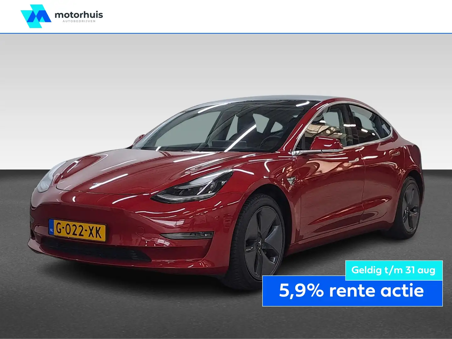Tesla Model 3 75KWH LONG-RANGE AWD Rood - 1