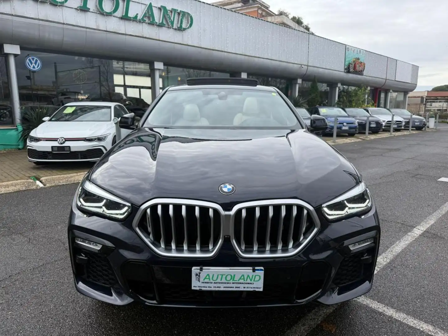 BMW X6 xdrive40i mhev 48V Msport auto Blu/Azzurro - 2