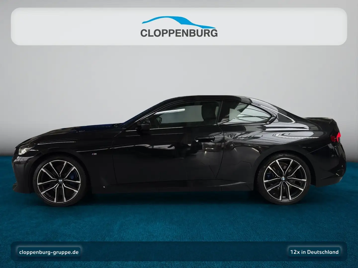 BMW 230 i Coupé M Sportpaket Head-Up+AHK+Navi+ACC+SHZ Schwarz - 2