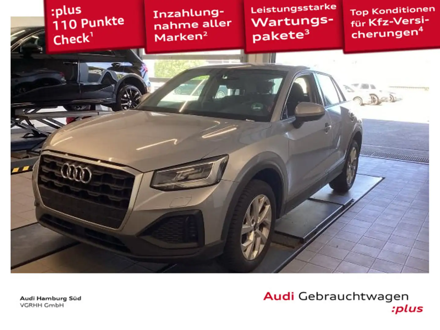 Audi Q2 35 TFSI S tronic NAVI/KAMERA/ALLWETTER Silber - 1