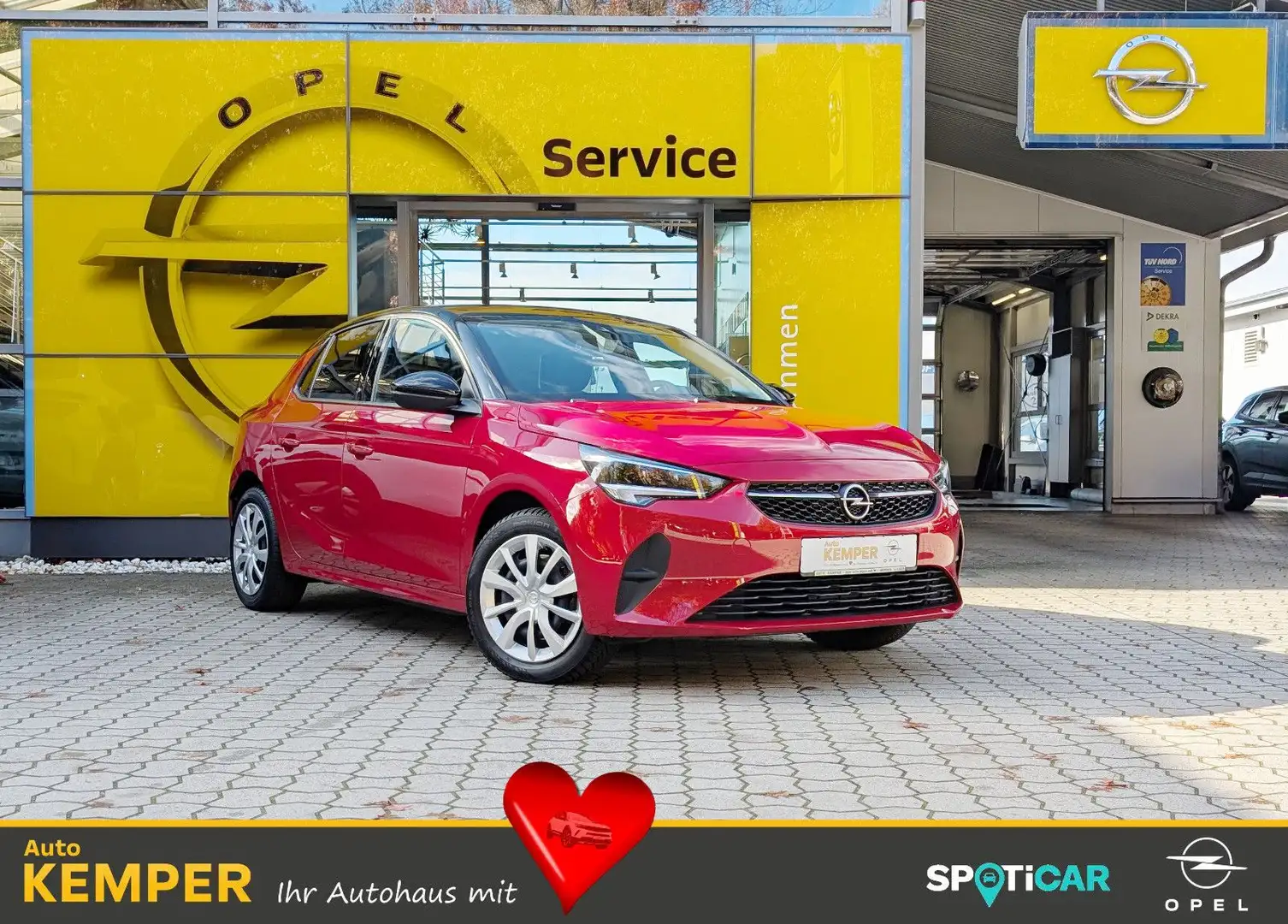 Opel Corsa -e Elektro Edition *LED*SHZ*Kamera* Rouge - 1